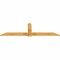 Ekena Millwork Eugene Rough Sawn Timber Gable Bracket, Western Red Cedar, 96"W x 28"H x 2"D x 6"F, 7/12 Pitch GBW096X28X0206EUG00RWR - alternate 2